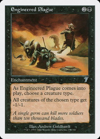 Engineered Plague [Seventh Edition] | Tabernacle Games