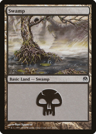 Swamp (34) [Duel Decks: Phyrexia vs. the Coalition] | Tabernacle Games