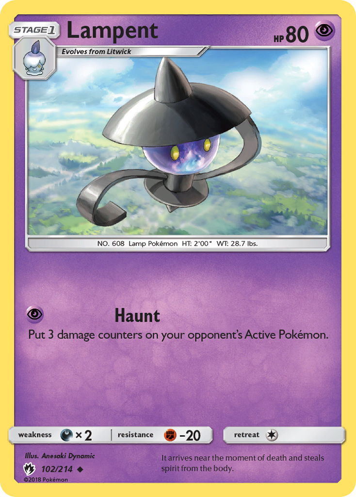 Lampent (102/214) [Sun & Moon: Lost Thunder] | Tabernacle Games