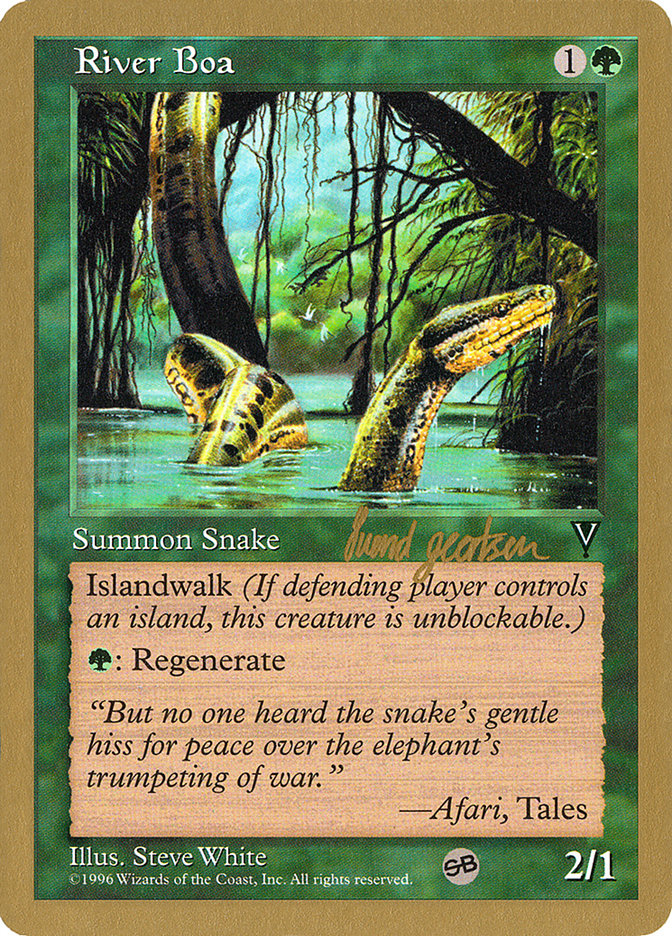 River Boa (Svend Geertsen) (SB) [World Championship Decks 1997] | Tabernacle Games