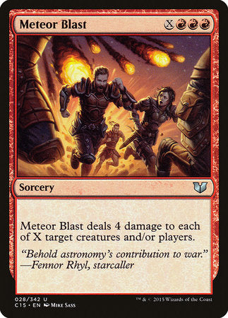 Meteor Blast [Commander 2015] | Tabernacle Games