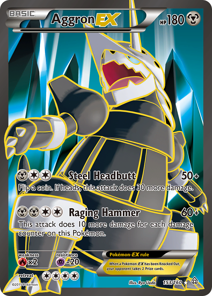 Aggron EX (153/160) [XY: Primal Clash] | Tabernacle Games