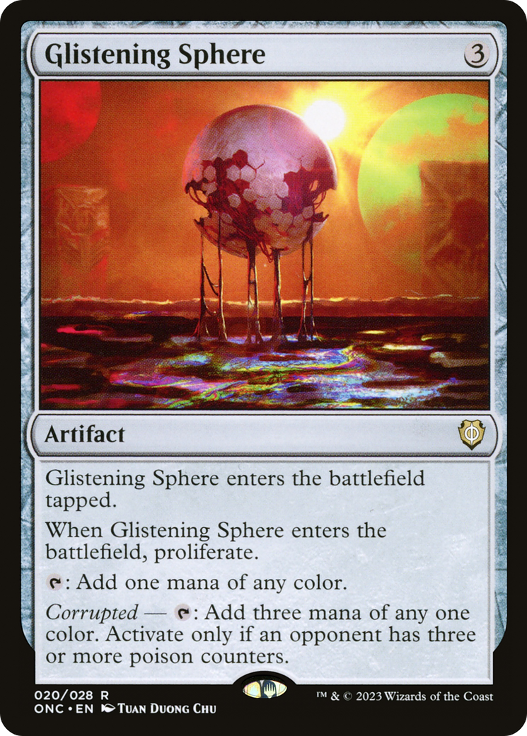 Glistening Sphere [Phyrexia: All Will Be One Commander] | Tabernacle Games