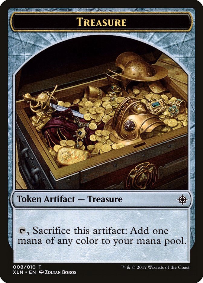 Treasure (008/010) [Ixalan Tokens] | Tabernacle Games