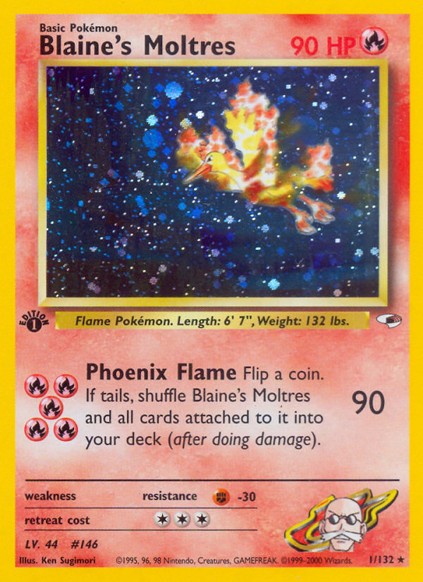 Blaine's Moltres (1/132) [Gym Heroes 1st Edition] | Tabernacle Games