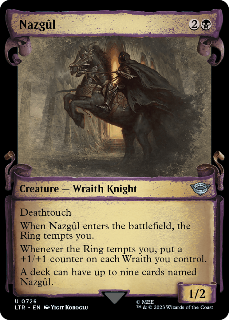 Nazgul (0726) [The Lord of the Rings: Tales of Middle-Earth Showcase Scrolls] | Tabernacle Games