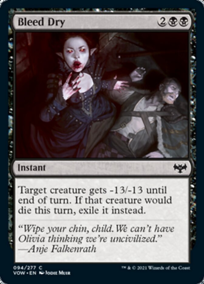 Bleed Dry [Innistrad: Crimson Vow] | Tabernacle Games