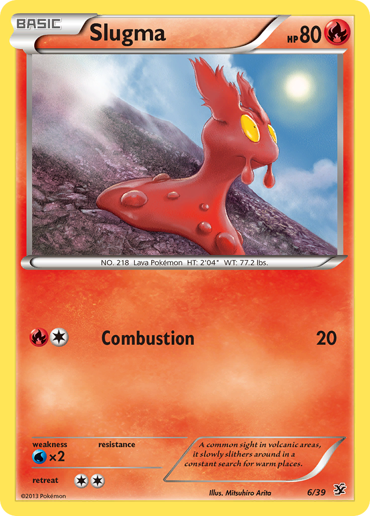 Slugma (6/39) [XY: Kalos Starter Set] | Tabernacle Games