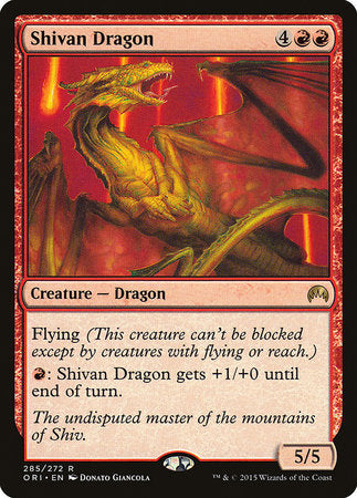 Shivan Dragon [Magic Origins] | Tabernacle Games