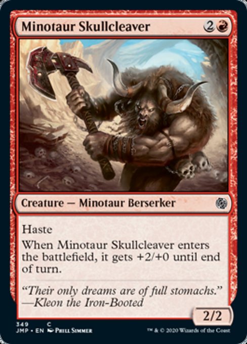 Minotaur Skullcleaver [Jumpstart] | Tabernacle Games