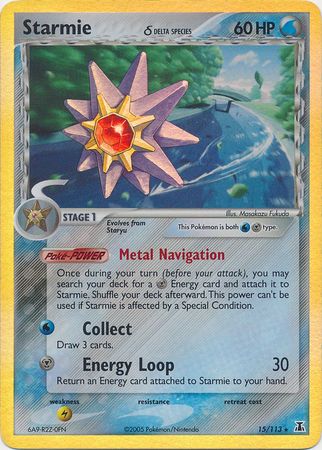 Starmie (15/113) (Delta Species) (Stamped) [EX: Delta Species] | Tabernacle Games