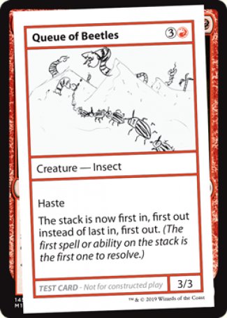 Queue of Beetles (2021 Edition) [Mystery Booster Playtest Cards] | Tabernacle Games