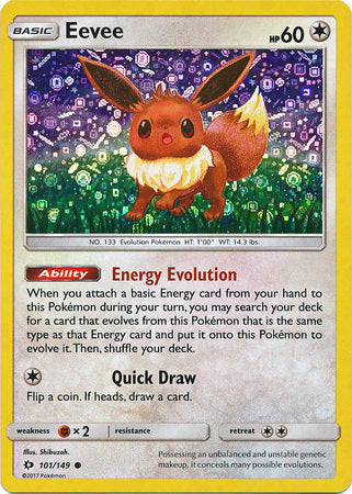 Eevee (101/149) (General Mills Promo) [Sun & Moon: Base Set] | Tabernacle Games