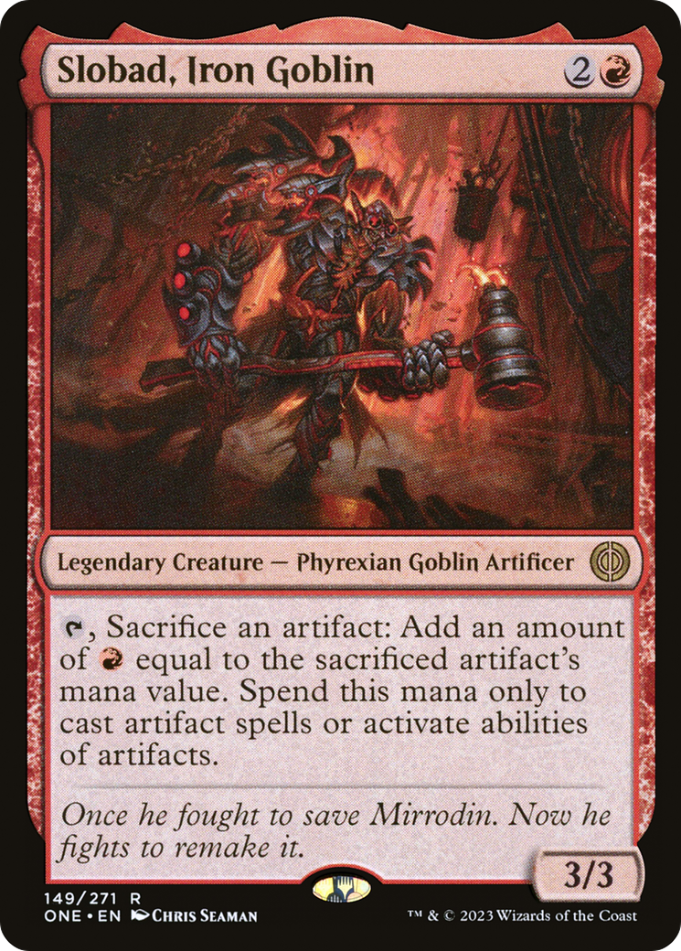 Slobad, Iron Goblin [Phyrexia: All Will Be One] | Tabernacle Games