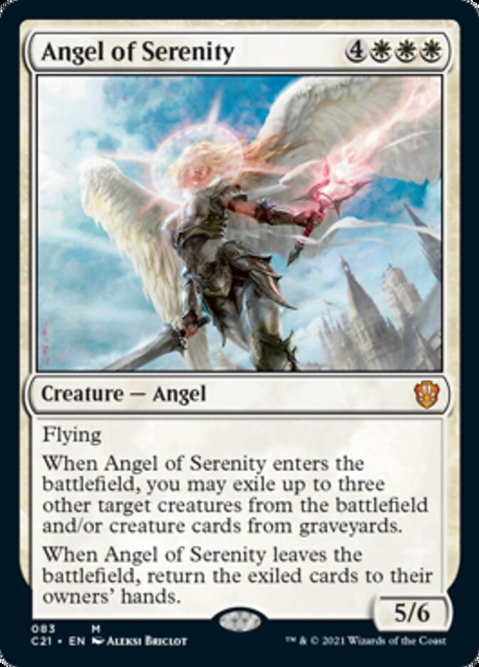 Angel of Serenity [Commander 2021] | Tabernacle Games