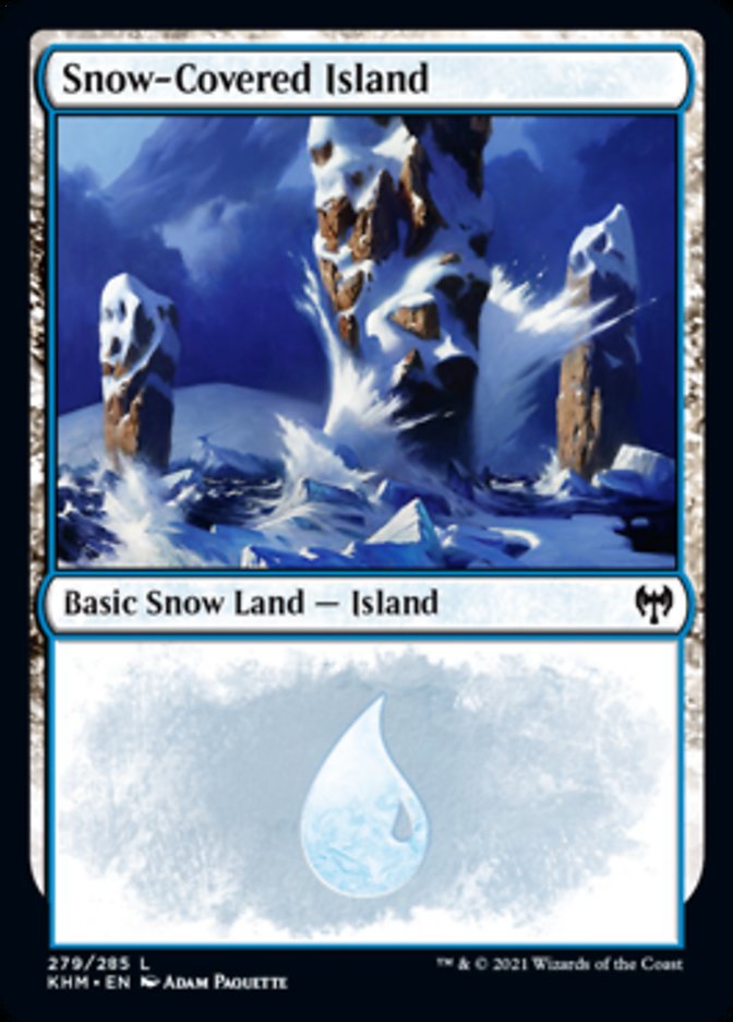 Snow-Covered Island (279) [Kaldheim] | Tabernacle Games