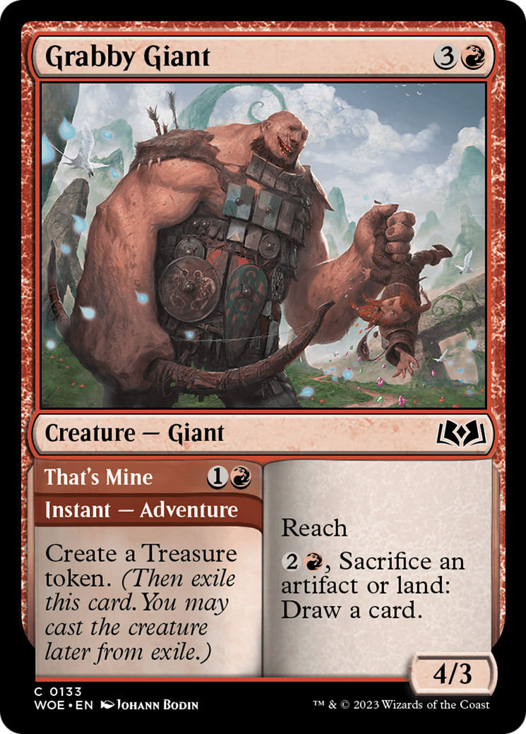 Grabby Giant // That's Mine [Wilds of Eldraine] | Tabernacle Games