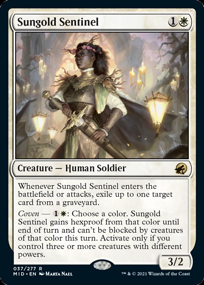 Sungold Sentinel [Innistrad: Midnight Hunt] | Tabernacle Games
