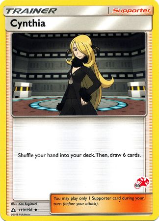 Cynthia (119/156) (Charizard Stamp #59) [Battle Academy 2020] | Tabernacle Games