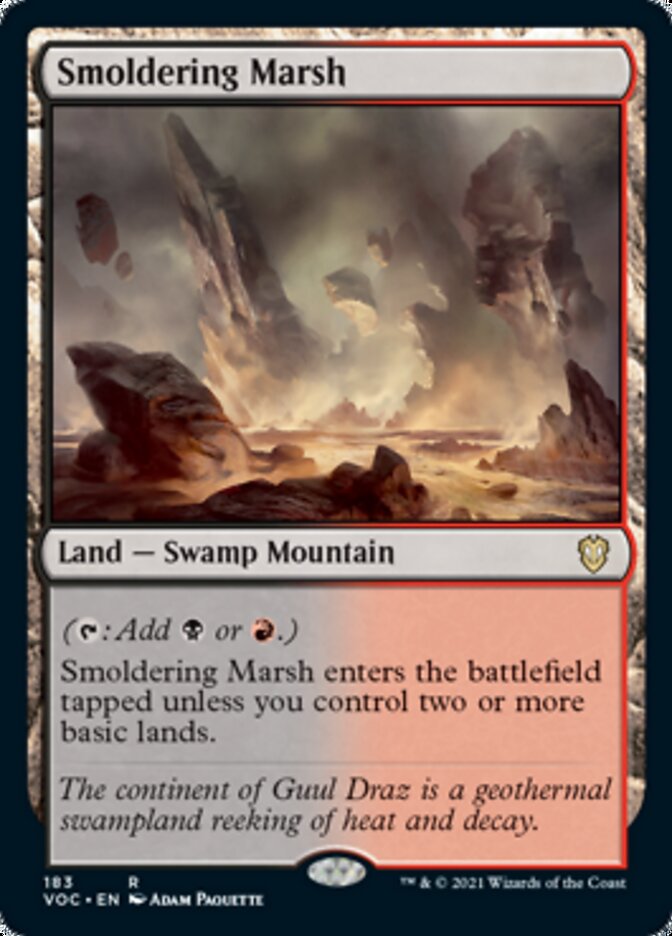 Smoldering Marsh [Innistrad: Crimson Vow Commander] | Tabernacle Games