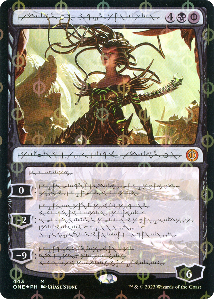 Vraska, Betrayal's Sting (Phyrexian Step-and-Compleat Foil) [Phyrexia: All Will Be One] | Tabernacle Games