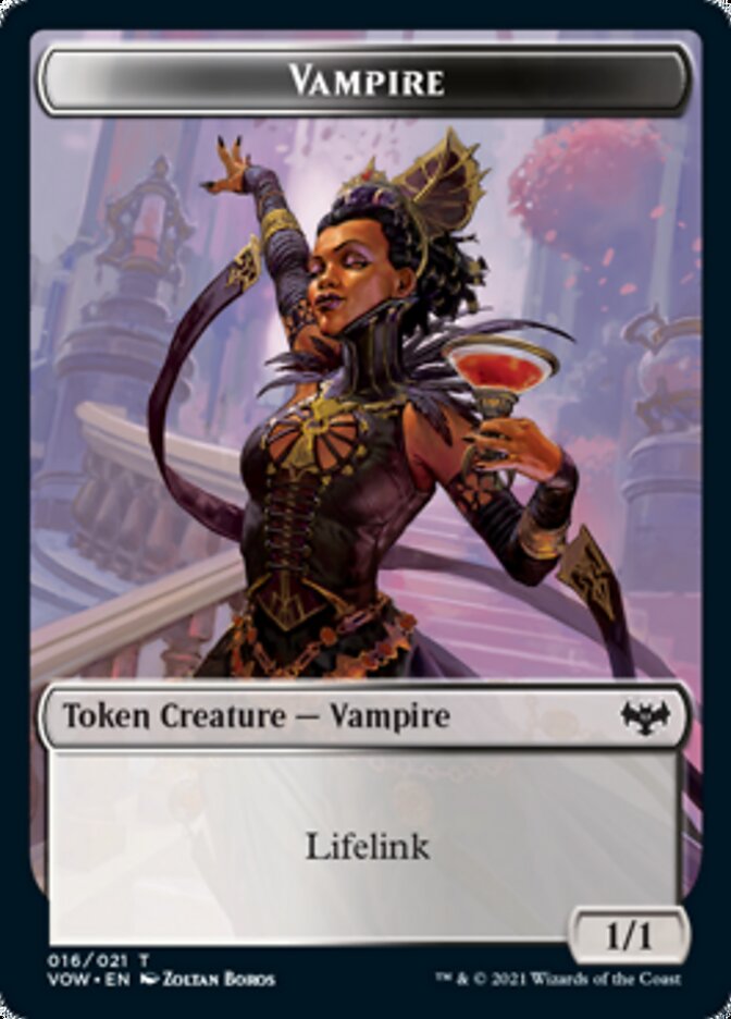 Vampire Token (016) [Innistrad: Crimson Vow Tokens] | Tabernacle Games