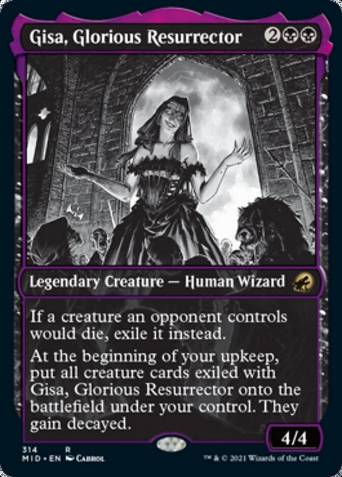 Gisa, Glorious Resurrector (Showcase Eternal Night) [Innistrad: Midnight Hunt] | Tabernacle Games