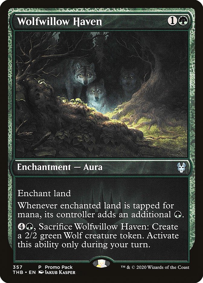 Wolfwillow Haven (Promo Pack) [Theros Beyond Death Promos] | Tabernacle Games