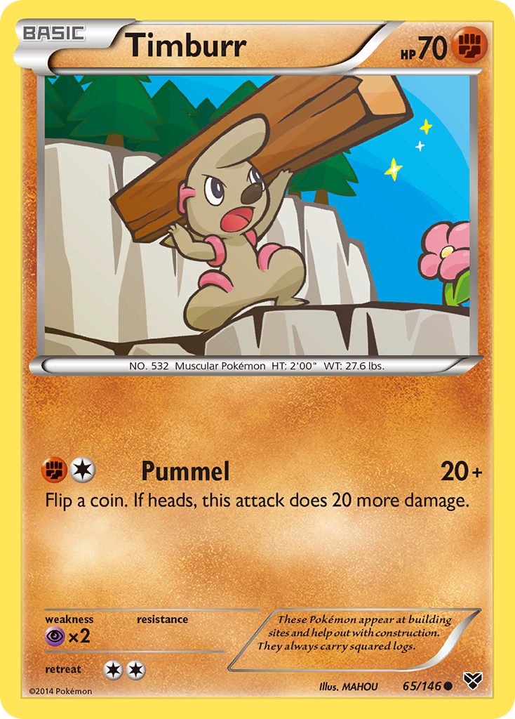 Timburr (65/146) [XY: Base Set] | Tabernacle Games