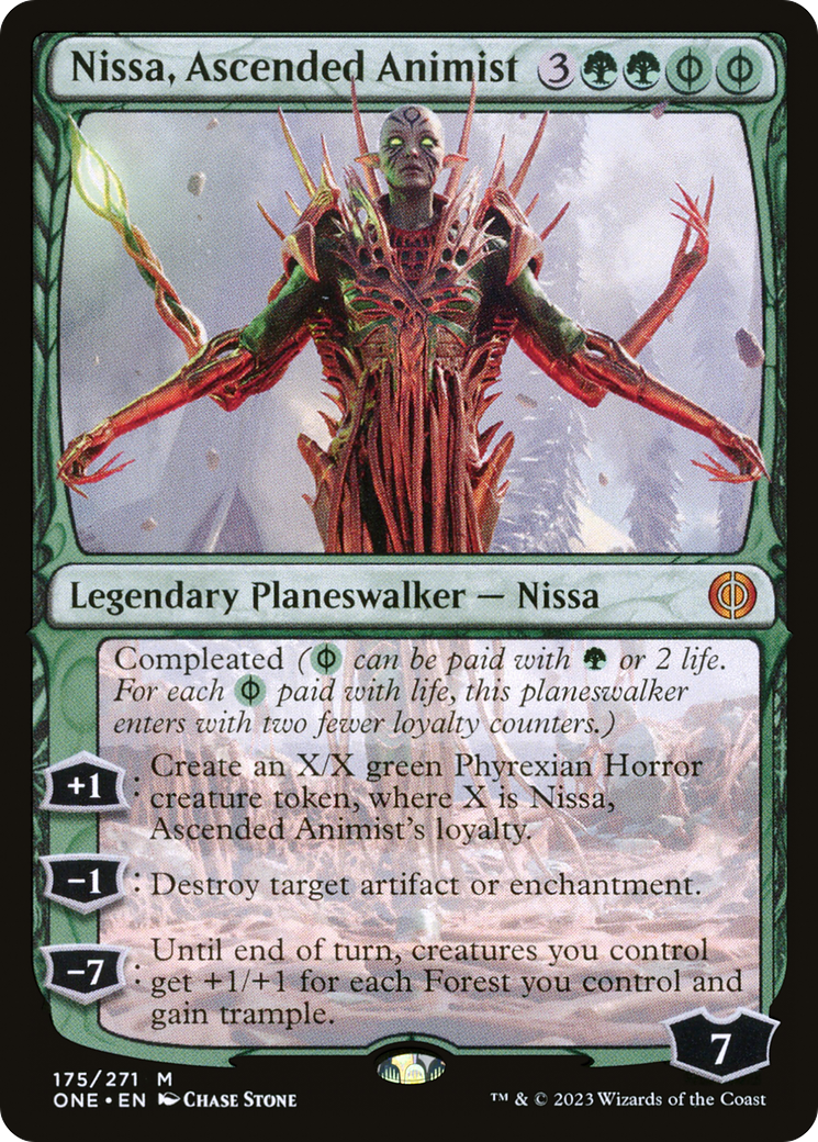 Nissa, Ascended Animist [Phyrexia: All Will Be One] | Tabernacle Games