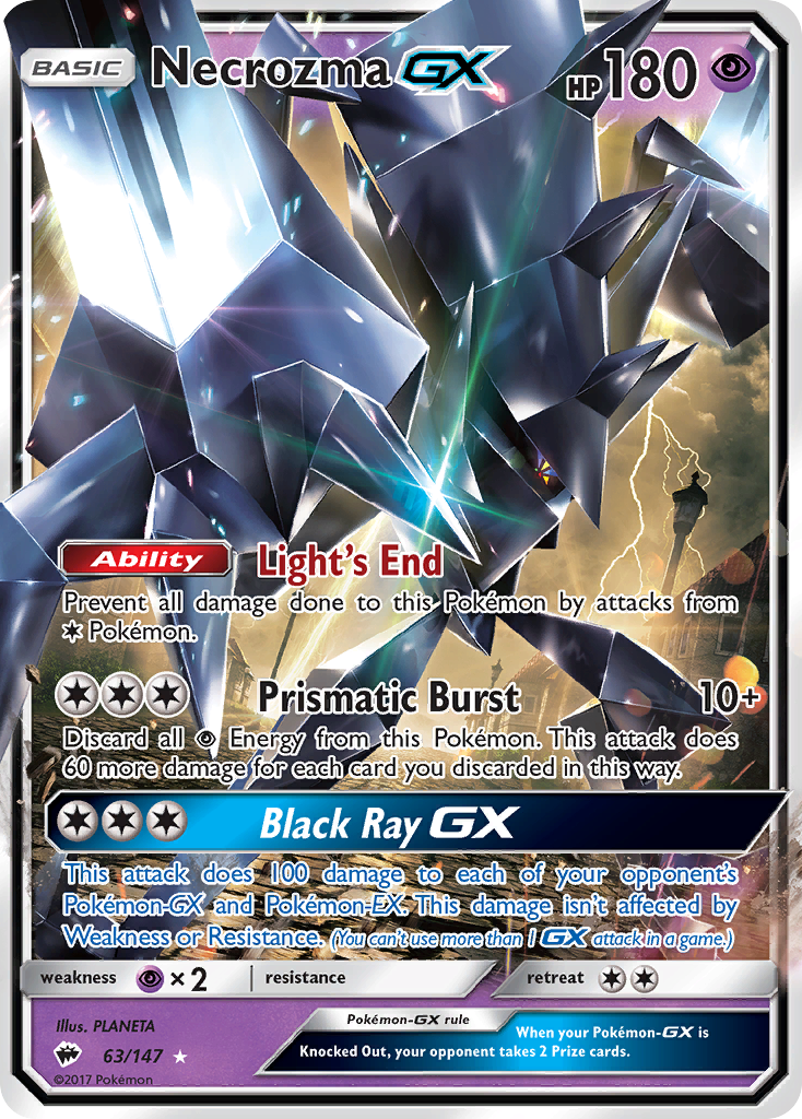 Necrozma GX (63/147) [Sun & Moon: Burning Shadows] | Tabernacle Games