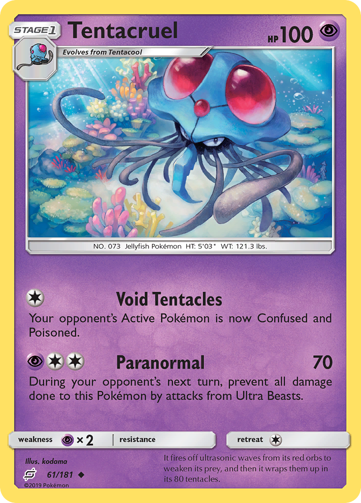 Tentacruel (61/181) [Sun & Moon: Team Up] | Tabernacle Games