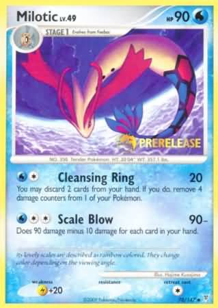 Milotic (70/147) (Prerelease Promo) [Nintendo: Black Star Promos] | Tabernacle Games