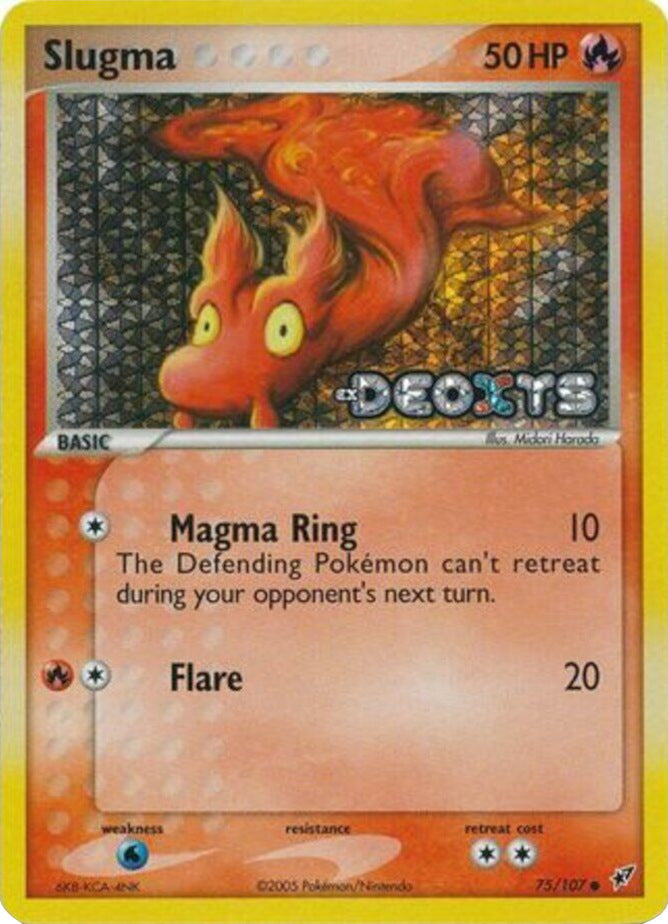 Slugma (75/107) (Stamped) [EX: Deoxys] | Tabernacle Games