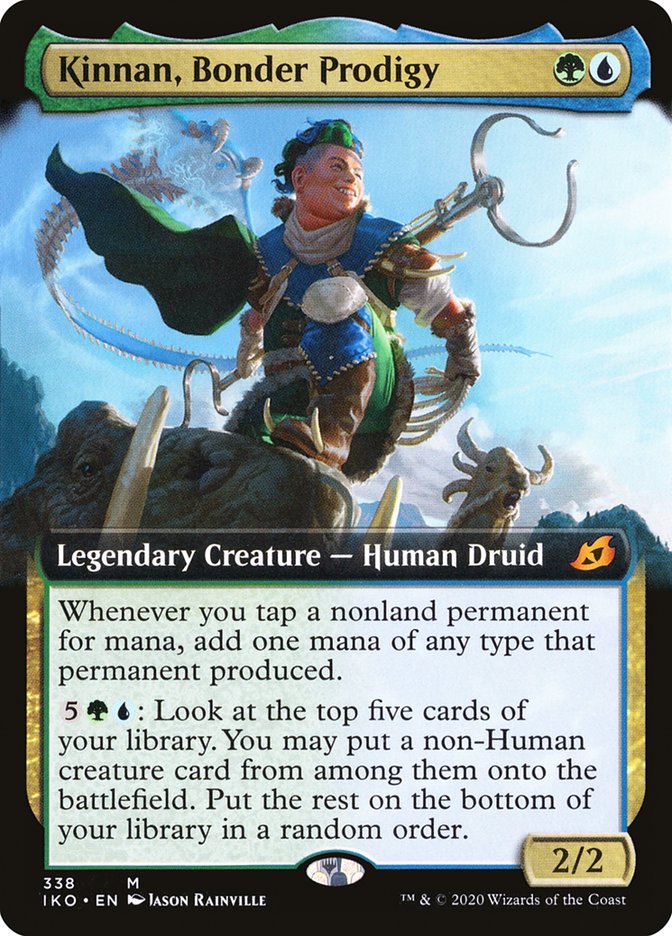 Kinnan, Bonder Prodigy (Extended Art) [Ikoria: Lair of Behemoths] | Tabernacle Games