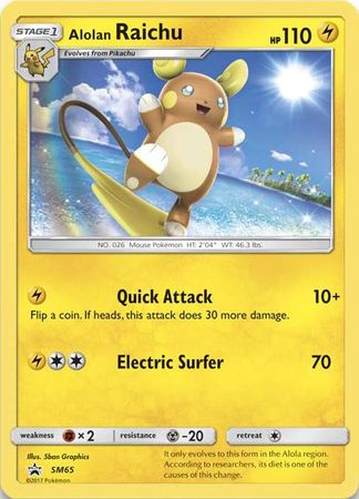 Alolan Raichu (SM65) (Jumbo Card) [Sun & Moon: Black Star Promos] | Tabernacle Games