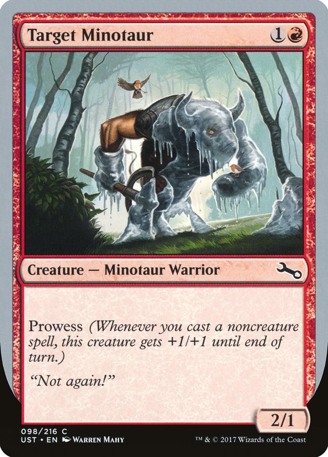 Target Minotaur (Ice Art) [Unstable] | Tabernacle Games