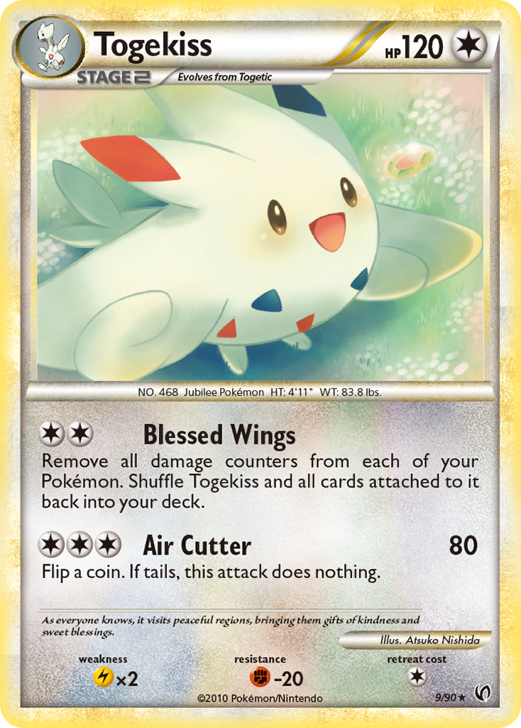 Togekiss (9/90) [HeartGold & SoulSilver: Undaunted] | Tabernacle Games