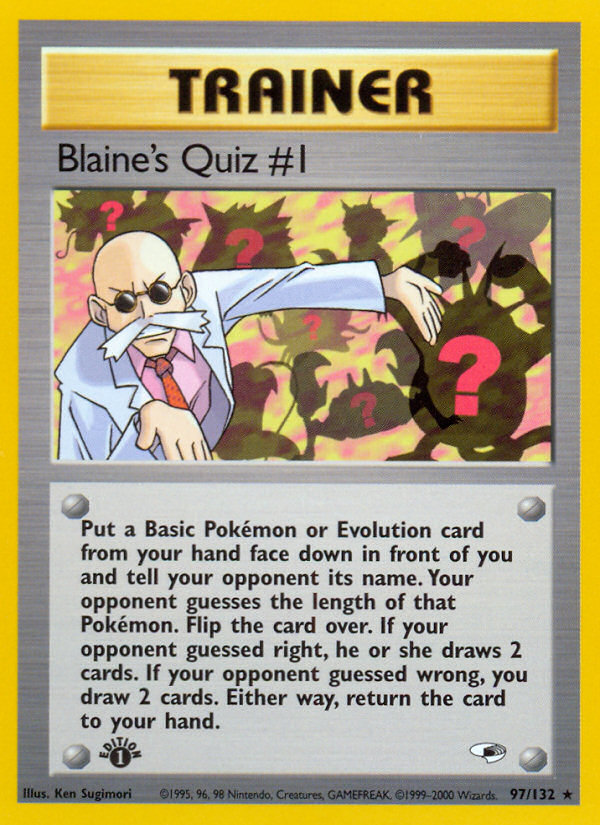 Blaine's Quiz #1 (97/132) [Gym Heroes 1st Edition] | Tabernacle Games