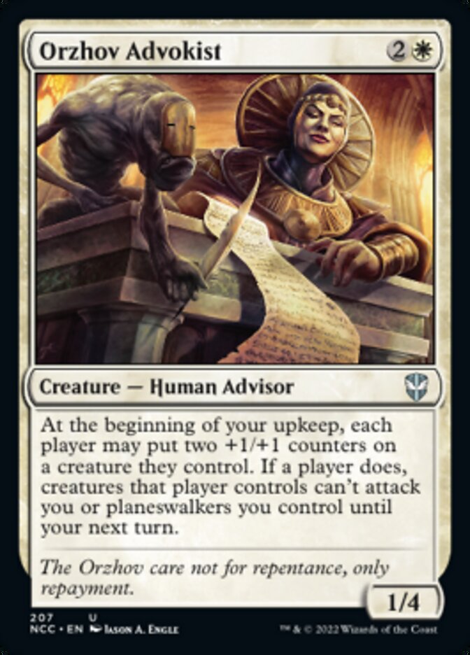 Orzhov Advokist [Streets of New Capenna Commander] | Tabernacle Games