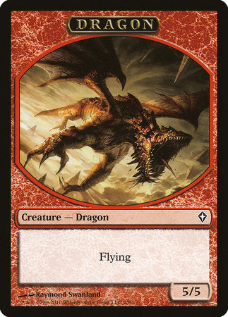 Dragon Token [Worldwake Tokens] | Tabernacle Games