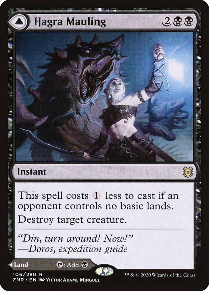 Hagra Mauling // Hagra Broodpit [Zendikar Rising] | Tabernacle Games