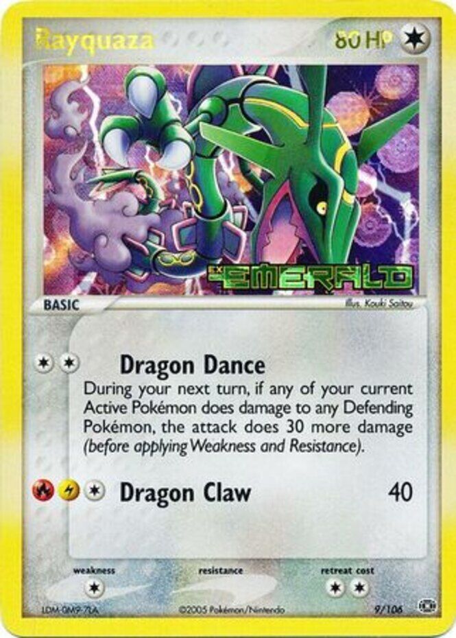 Rayquaza (9/106) (Stamped) [EX: Emerald] | Tabernacle Games