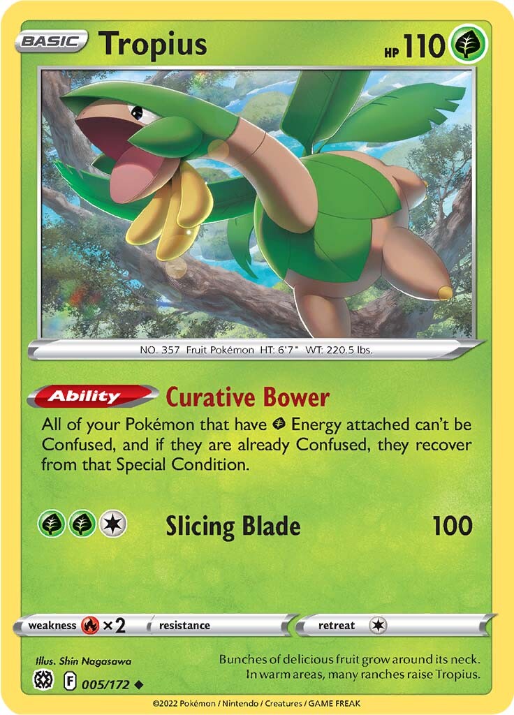 Tropius (005/172) [Sword & Shield: Brilliant Stars] | Tabernacle Games