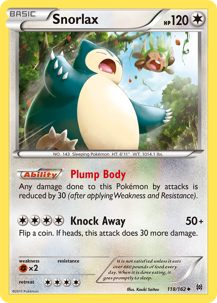 Snorlax (118/162) [XY: BREAKthrough] | Tabernacle Games