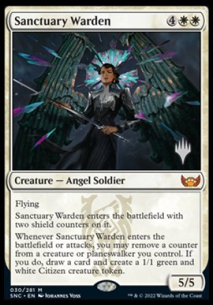 Sanctuary Warden (Promo Pack) [Streets of New Capenna Promos] | Tabernacle Games