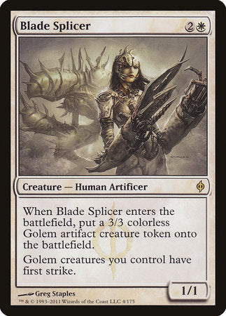 Blade Splicer [New Phyrexia] | Tabernacle Games