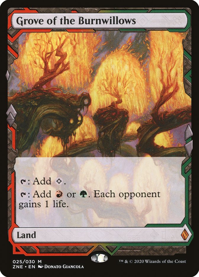 Grove of the Burnwillows [Zendikar Rising Expeditions] | Tabernacle Games