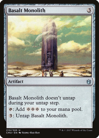 Basalt Monolith [Commander Anthology] | Tabernacle Games