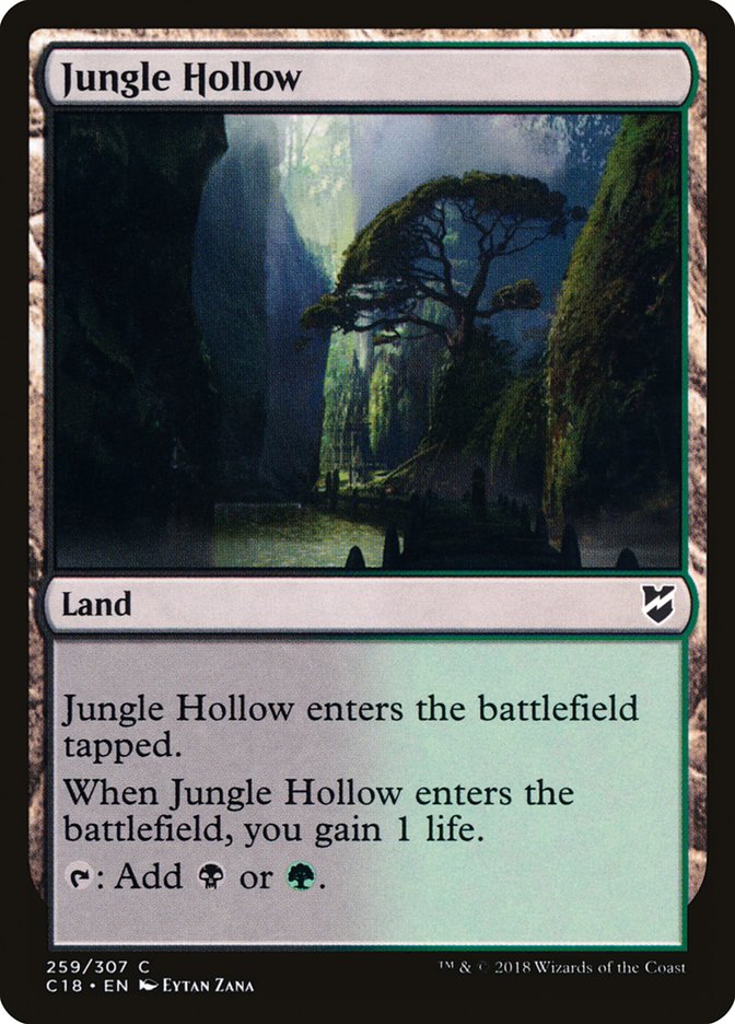 Jungle Hollow [Commander 2018] | Tabernacle Games